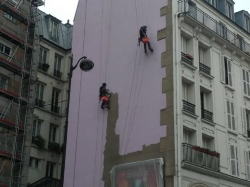 Réalisation Fresque immeuble Oberkampf Paris 11ème (6)