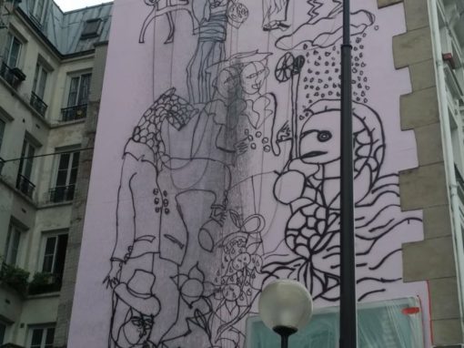Réalisation Fresque immeuble Oberkampf Paris 11ème (6)