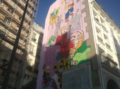 Réalisation Fresque immeuble Oberkampf Paris 11ème (6)